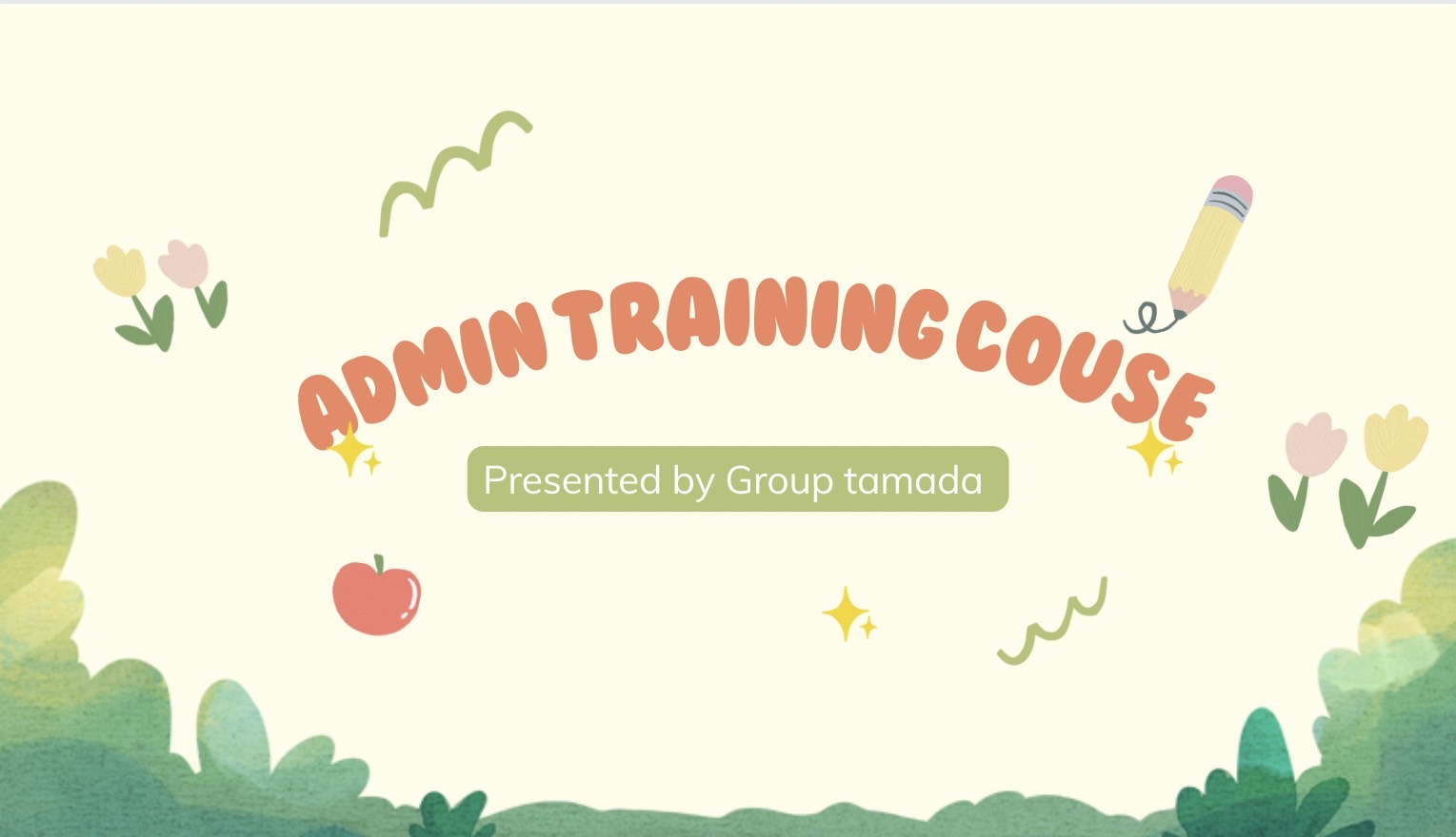 Admin training course – tamadatraining.com